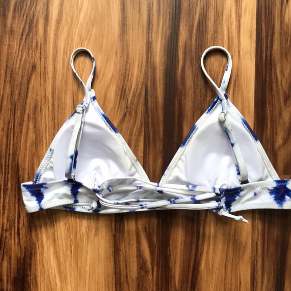Small Blue Tie Dye CUPSHE Bikini - Picture 3 of 6